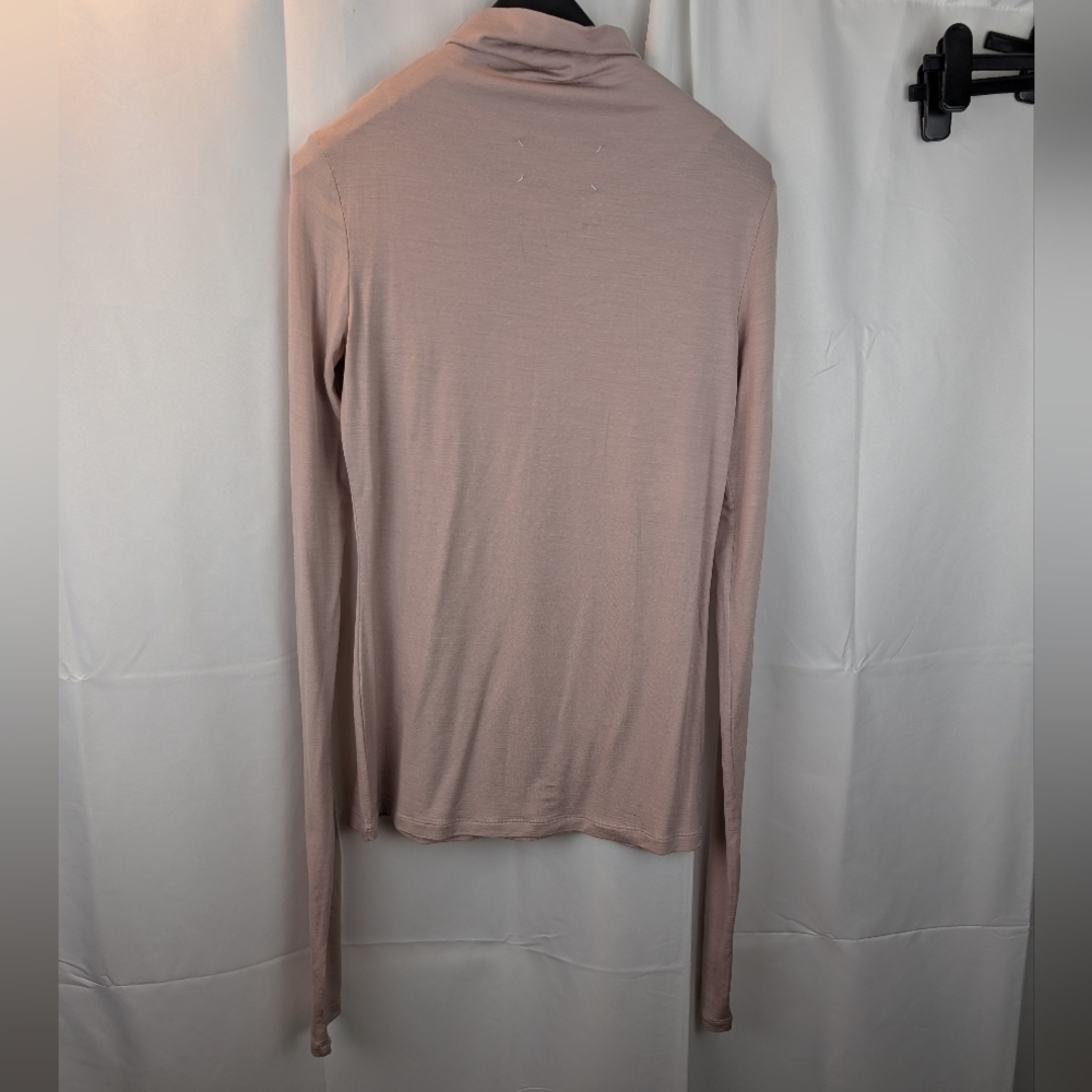 Maison Martin Margiela Women's Pink Turtleneck Top Size XL In GUC - Picture 11 of 14